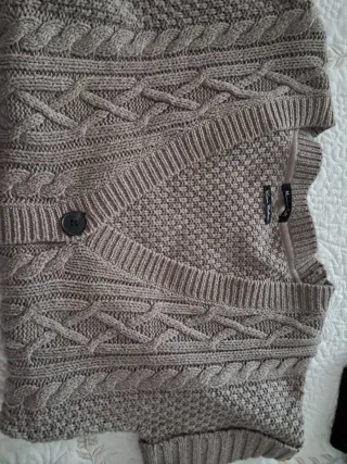 Chaleco Massimo Dutti Beige Talla S