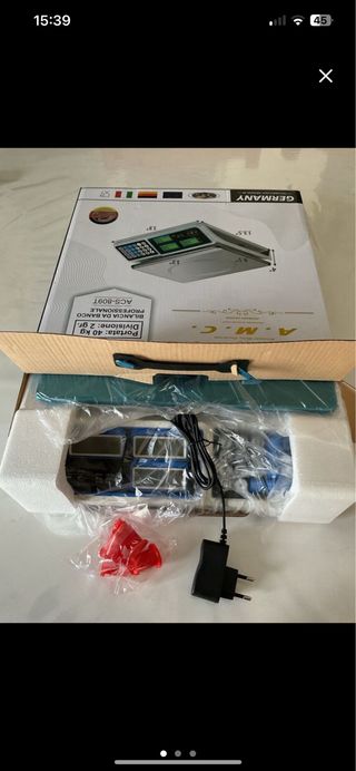 Bilancia Digitale Professionale 40 Kg ACS-809T