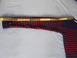 Jersey rayas azul y rojo talla XS