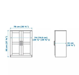 Armario Brimnes Negro