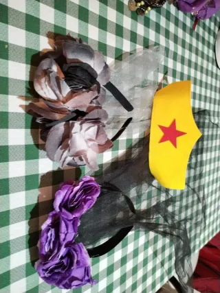 Conjunto danza oriental niña 3 tops 3 faldas,