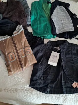 Chaqueta torera negra y marrón Talla M