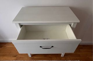 Cómoda 3 cajones blanca madera