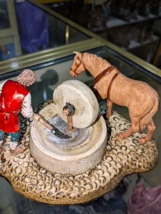 Figura Pastor Molino Caballo