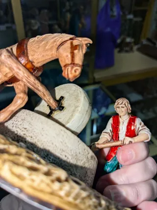 Figura Pastor Molino Caballo