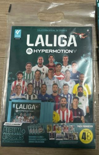 Álbum LaLiga Hypermotion + 4 Sobres
