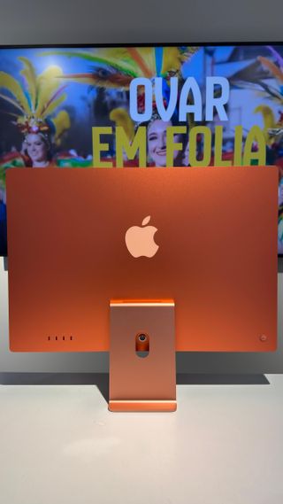 Apple iMac 24′′ M1 16GB 256GB Laranja - Loja Ovar em segunda mão