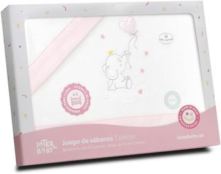 Interbaby - Juego Sabanas Minicuna 50x80 Algodón 1