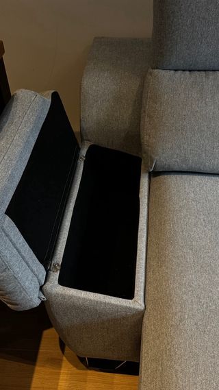 Sofá Chaiselongue 3 Plazas Gris