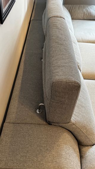 Sofá Chaiselongue 3 Plazas Gris