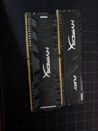 16 gb de RAM 2x8 HYPERx 3200mhz
