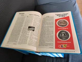 Revista Cronica Numismática encuadernada 1996-2005