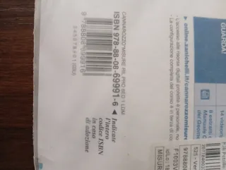 Libro scolastico -Misure ,rilievi ,progetto