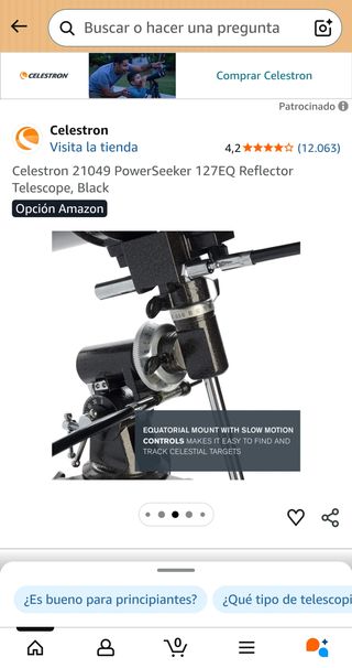 Telescopio Celestron Powerseeker 127 EQ