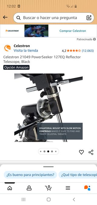 Telescopio Celestron Powerseeker 127 EQ