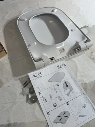 Tapa y asiento Roca The Gap Supralit A80147000B