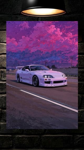 Cuadro Toyota Supra MK4 Personalizado