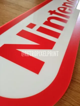 NINTENDO 80cm logo metacrilato impreso
