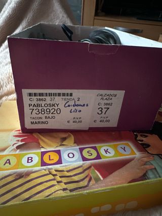 Zapatos Pablosky Niño Talla 37 color Marino