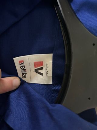 Mono de trabajo azul