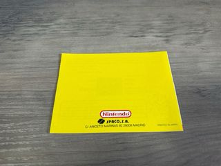 Manual Dr. Mario gameboy Pal ESP