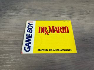 Manual Dr. Mario gameboy Pal ESP