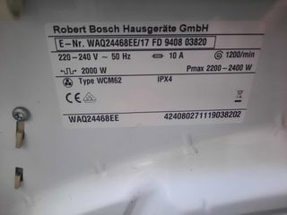 Lavadora Bosch Serie 6 8kg