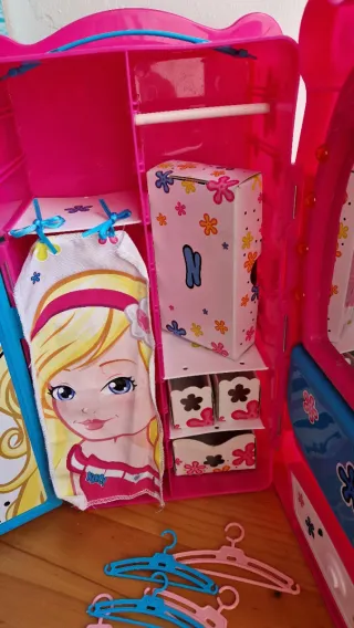 Armario Muñeca Nancy Rosa
