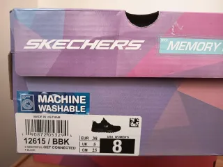 Zapatillas Skechers Mujer Talla 38 Negras