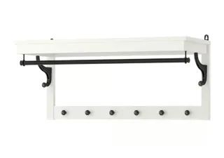 Perchero de pared Ikea Hemnes Blanco