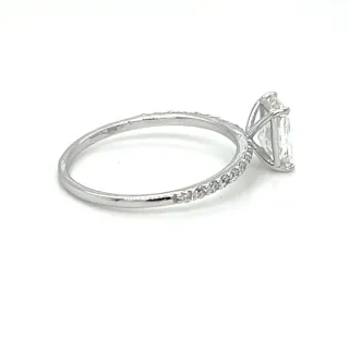 Anillo Compromiso, Diamante (Lab-grown) IGI y Oro