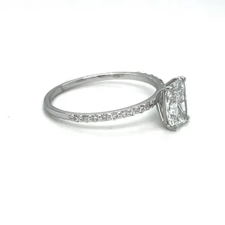 Anillo Compromiso, Diamante (Lab-grown) IGI y Oro