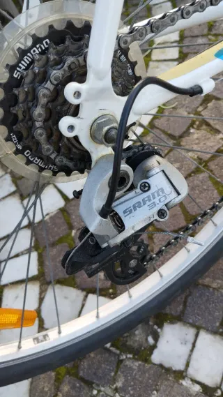 Bicicletta City Bike Bianca