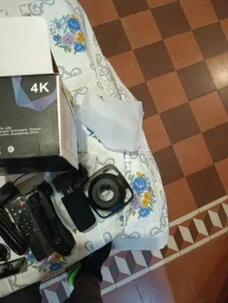 Videocámara 4K 48MP nunca se ha usado tiene todo