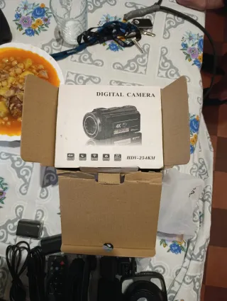 Videocámara 4K 48MP nunca se ha usado tiene todo