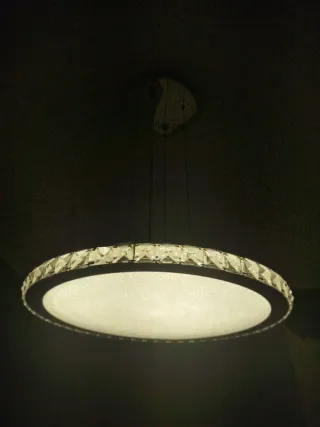 Lámpara LED Comedor Cristal