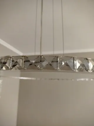 Lámpara LED Comedor Cristal