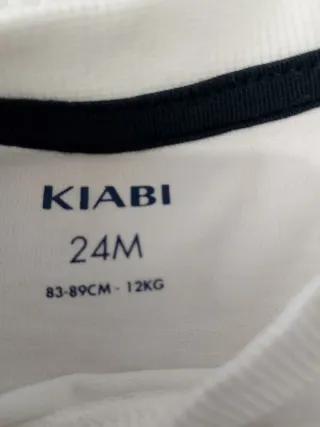 Conjunto bebé Mom's Crew blanco y azul