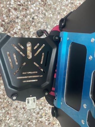 Baúl para moto negro