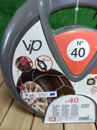 Cadenas Nieve RD9 Talla 40 Metálicas 9mm