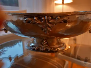 Frutero de alpaca con asas