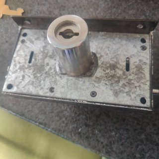 Cerradura de seguridad negra