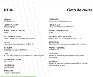 Cinta de Correr BODYTONE