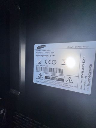 Samsung UE46ES8000 46 TV 3D 2013