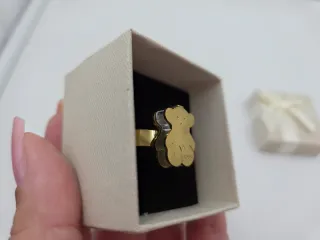 Anillo Tous Oso Dorado Nuevo Caja