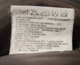 Abrigo Chaqueta acolchada rombos T44 marrón Mujer