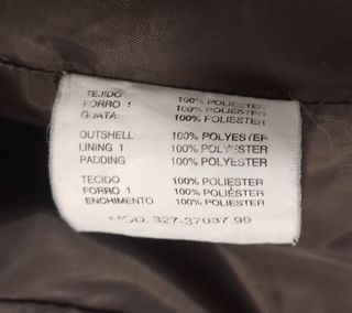 Abrigo Chaqueta acolchada rombos T44 marrón Mujer
