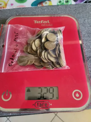 Lotto monete miste 320g