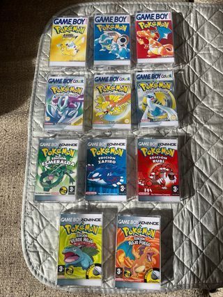 Lote Nintendo Game Boy Pokémon