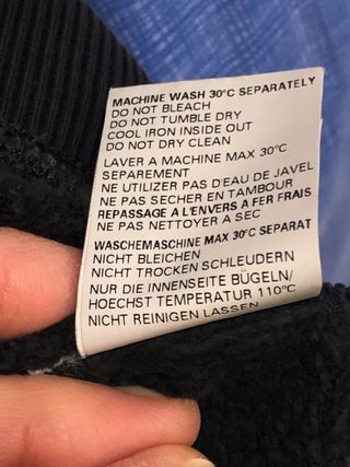 Felpa Converse nera girocollo